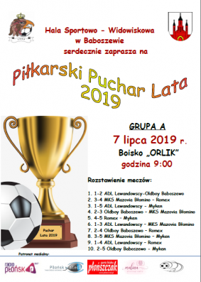 Piłkarski Puchar Lata 2019 - Grupa A