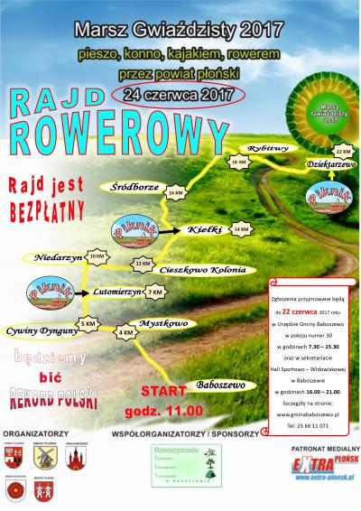 Ogłoszenie - Rajd Rowerowy