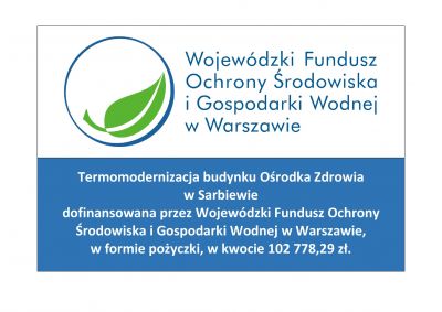 Termomodernizacja budynku Ośrodka Zdrowia w Sarbiewie