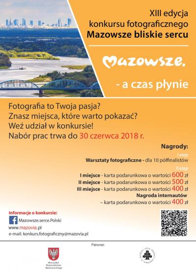 konkurs fotograficzny Mazowsze blisko sercu-plakat