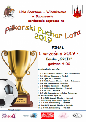 PIŁKARSKI PUCHAR LATA 2019 FINAŁ