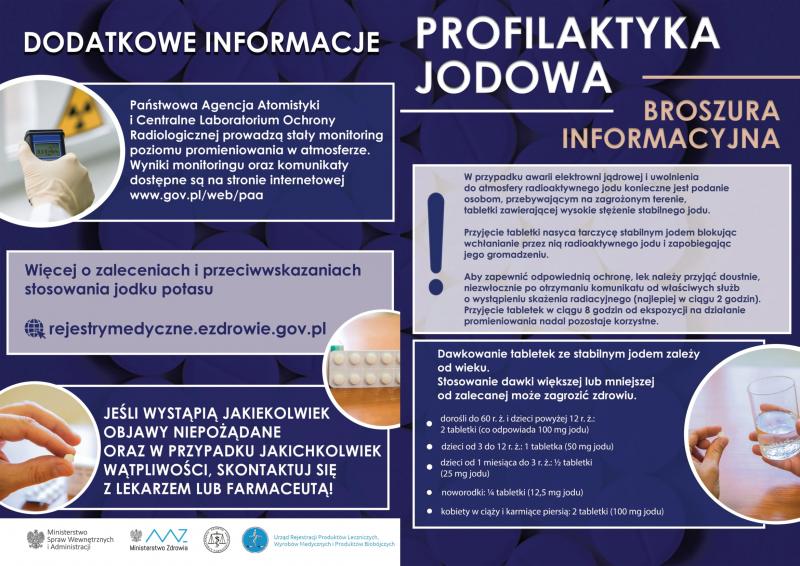 Ulotka informacyjna - jodek potasu strona 1