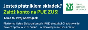 Załóż konto PUE ZUS