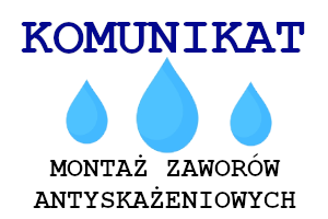 Montaż zaworów antyskażeniowych