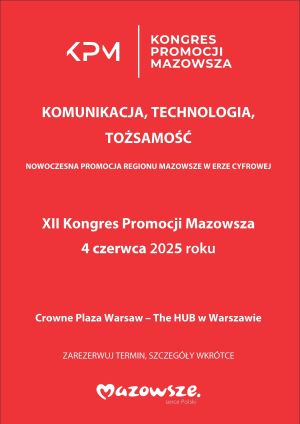 Plakat KPM Kongres Promocji Warszawa