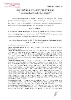 Przebudowa drogi powiatowej nr 3030 W Wierzbica Szlachecka- Starczewo - Arcelin -str1